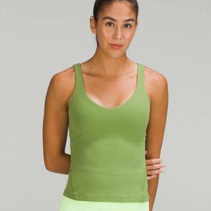 Green Lululemon Align Waist-Length Tank Top